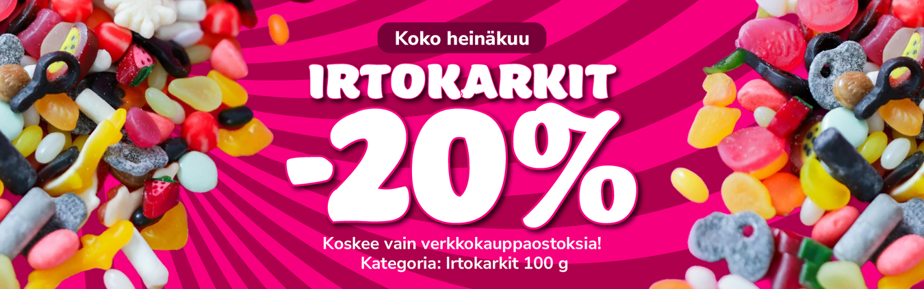 Irtokarkit 100g