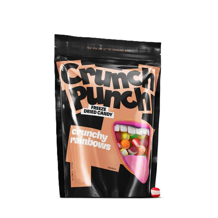 Crunch Punch Freeze Dried Candy - Crunchy Rainbows 100g