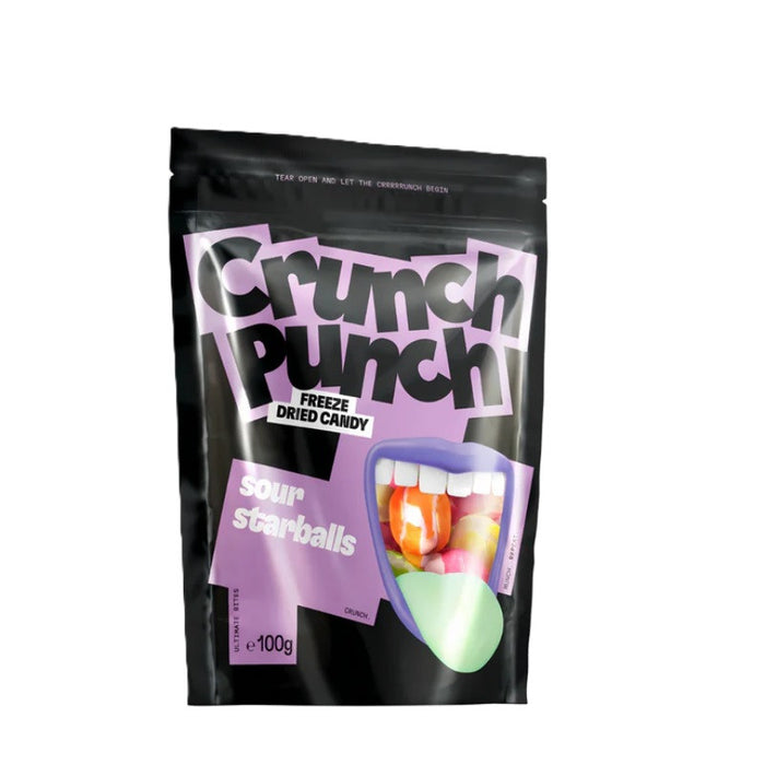 Crunch Punch Freeze Dried Candy - Sour Starballs 100g