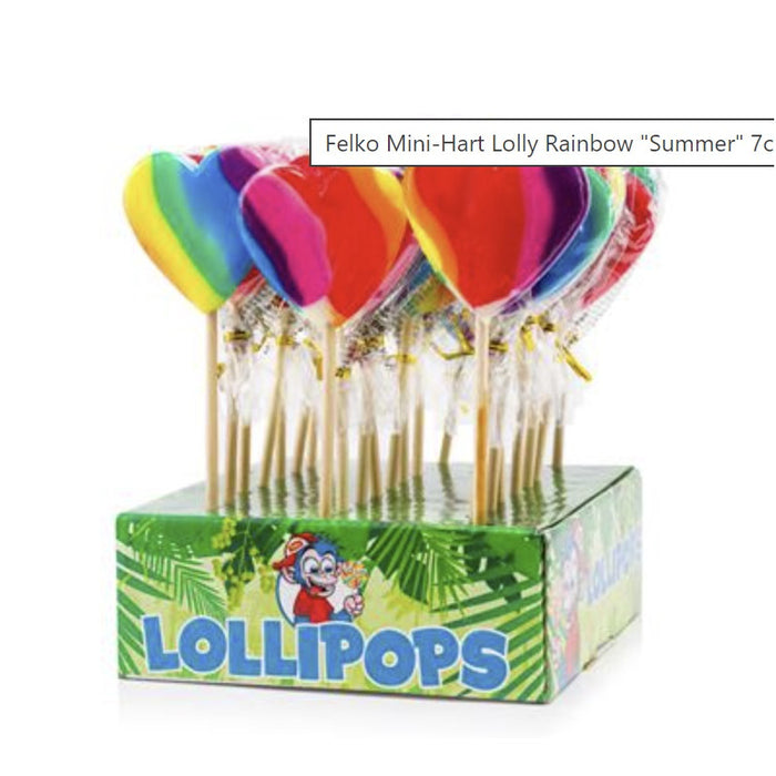 FELKO Mini-Heart Pop Rainbow Tikkari 24x45g