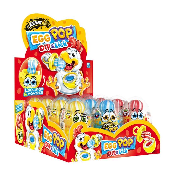 Johny Bee Egg Pop Dip Lick 12x30g