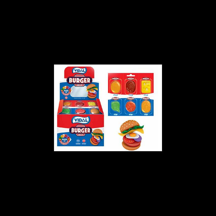 Vidal Jelly Burger 11x66g
