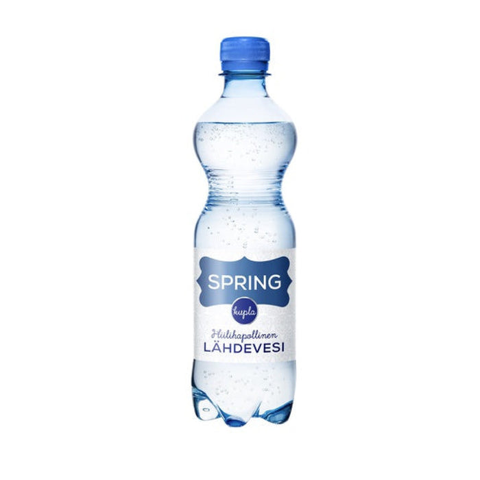 Spring hiilihapollinen lähdevesi 0,5L 12-pack