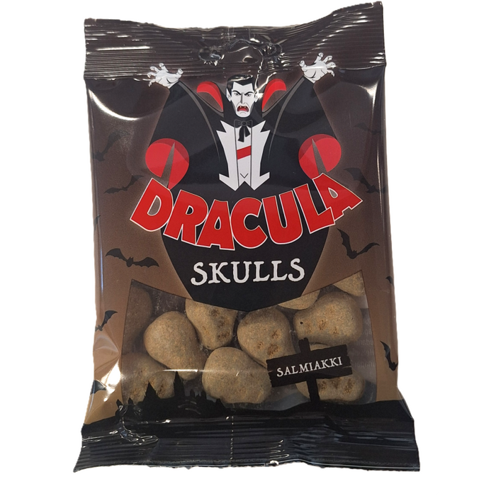Dracula Skulls Salmiakki 65g