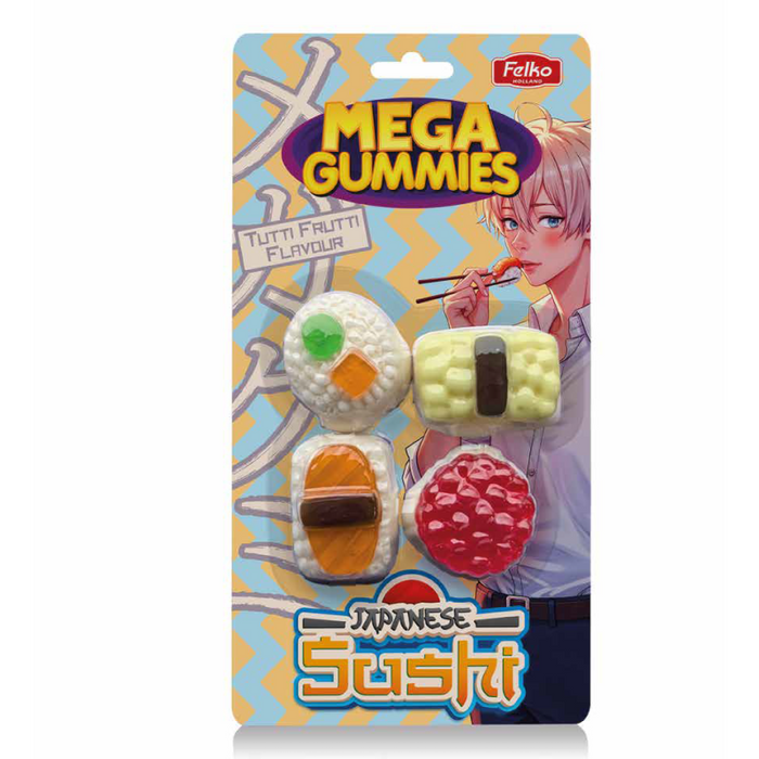 Mega Gummies Japanese Sushi 120g
