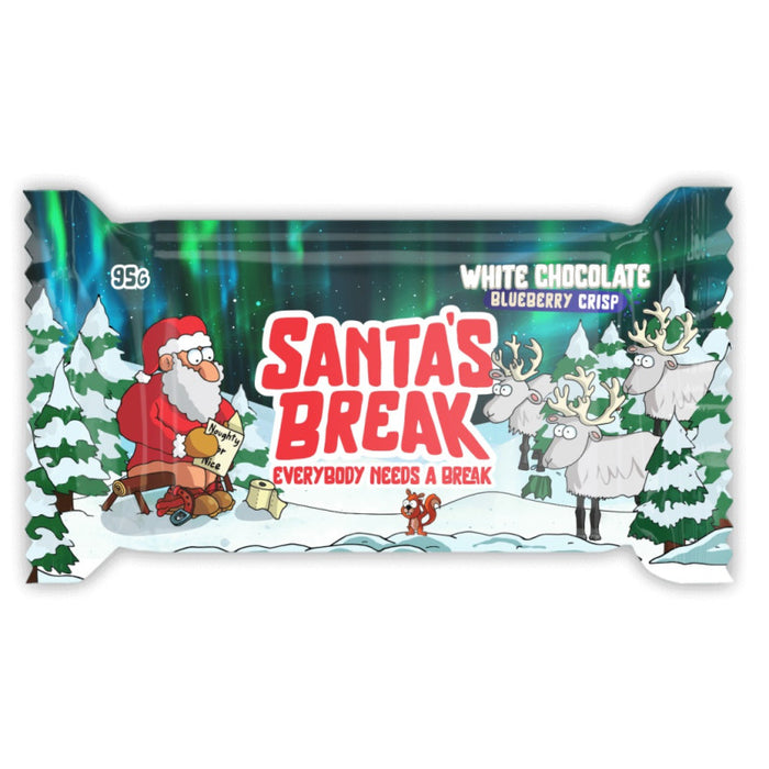 Santa's Break White Chocolate Blueberry Crisp 95g