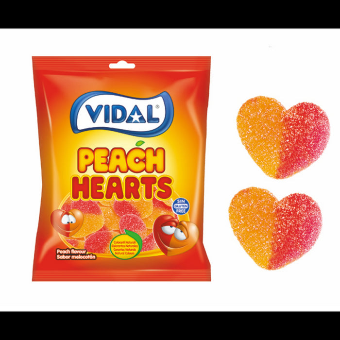 Vidal Peach Hearts 90g