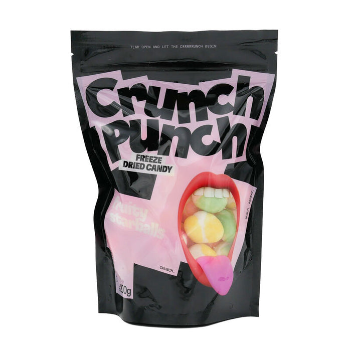 Crunch Punch Freeze Dried Candy Fruity Starballs 200g