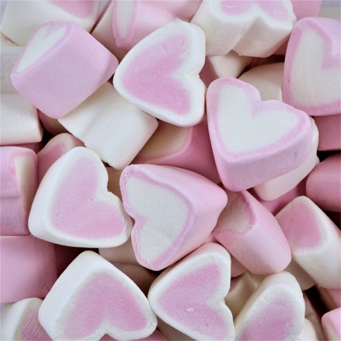 Marshmallow hearts 100g