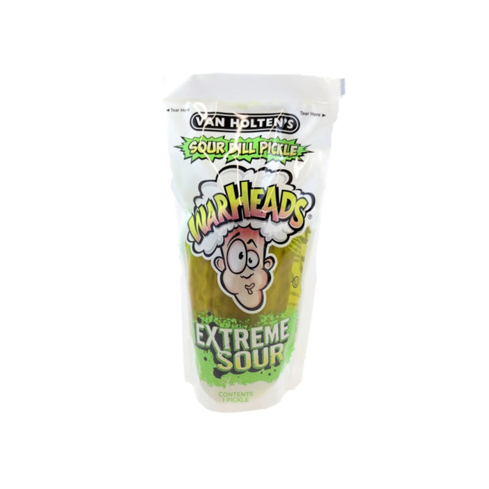 Pickle-in-a-pouch Warheads Extreme Sour