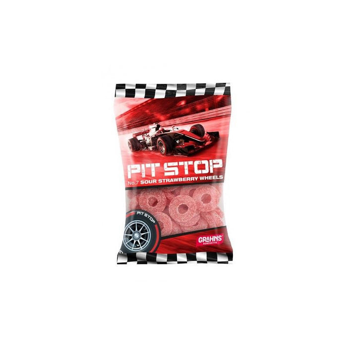 Pit Stop Sour Strawberry 50g